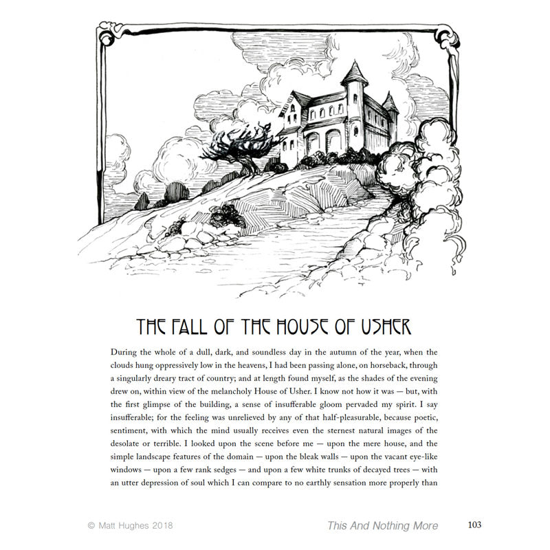Edgar Allan Poe: This and Nothing More Illuminated Edition (Grey)