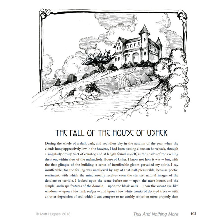 Edgar Allan Poe: This and Nothing More Illuminated Edition (Grey)