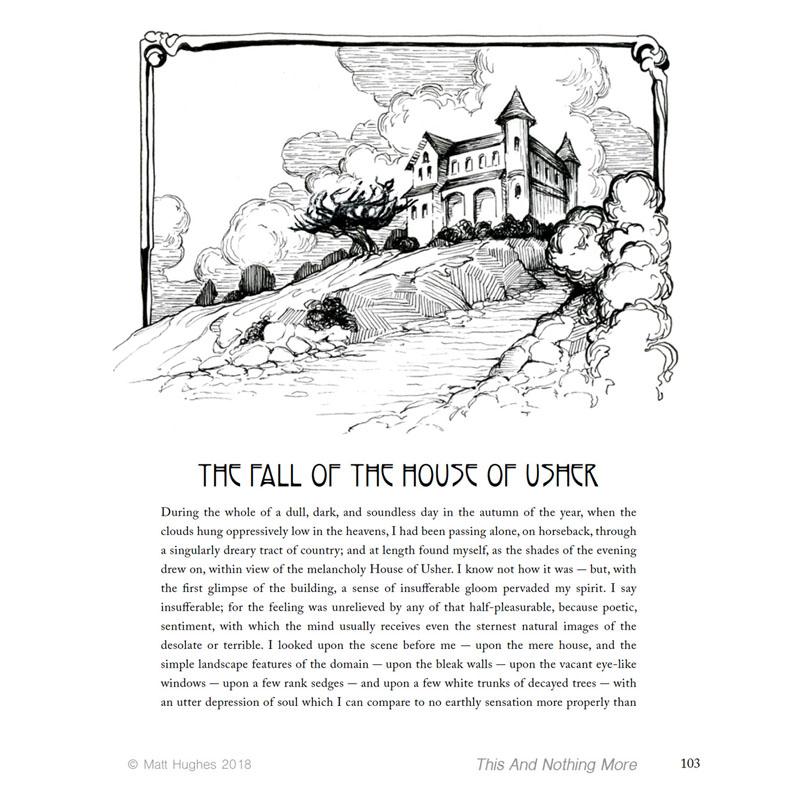 Edgar Allan Poe: This and Nothing More Illuminated Edition (Blue)