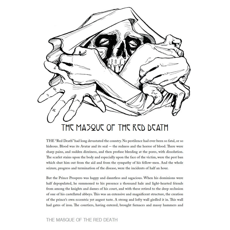 Edgar Allan Poe: This and Nothing More Illuminated Edition (Grey)