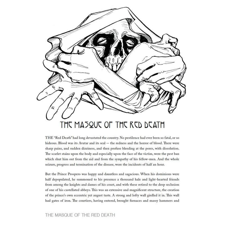 Edgar Allan Poe: This and Nothing More Illuminated Edition (Blue)