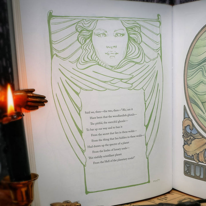 Edgar Allan Poe: This and Nothing More Illuminated Edition (Grey)