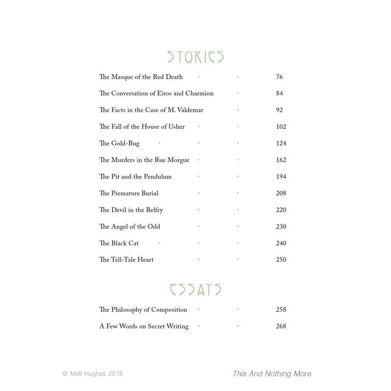 Edgar Allan Poe: This and Nothing More Illuminated Edition (Grey)