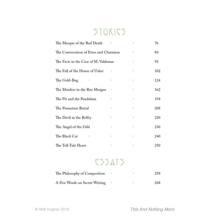 Edgar Allan Poe: This and Nothing More Illuminated Edition (Grey)