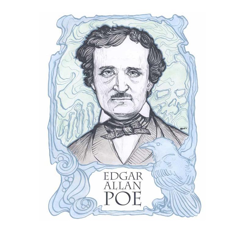 Edgar Allan Poe: This and Nothing More Illuminated Edition (Blue)